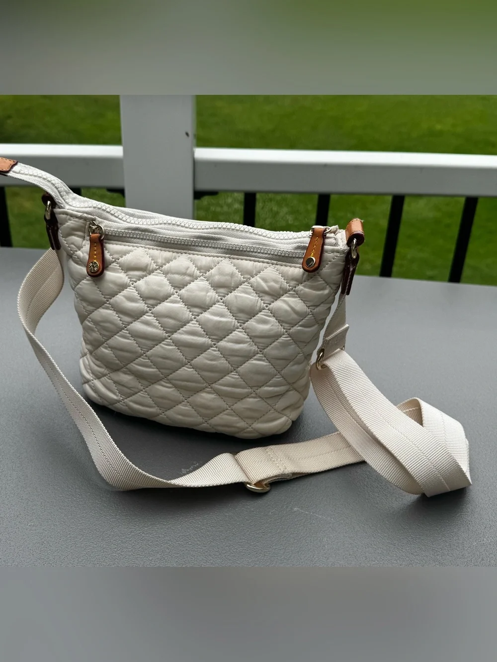 MZ Wallace Metro Scout Deluxe Quilted Nylon Crossbody Bag - Picture 9 of 14